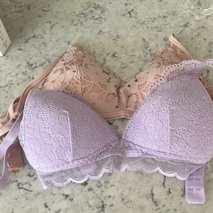 Set of 2 New H&M wireless Bras 32B